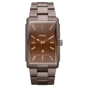 Watch strap Fossil FS4679 Stainless steel Brown 26mm